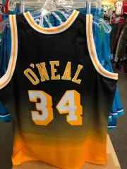 Shaquille O'Neal MENS JERSEY PURPLE/GOLD TWO-TONE MITCHEL& NESS BRAND