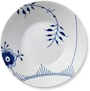 [ROYAL COPENHAGEN] 1016910 Blue Fluted Mega Pasta Plate, 9.4 inches (24 cm), Wedding Gift, Gift