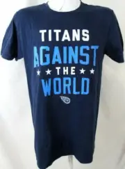 Tennessee Titans Mens Medium "TITANS AGAINST THE WORLD" T-shirt ATTN 174