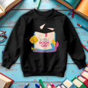 Boys And Girls Open Book World Book Day Sweatshirts Jumper Costume Outfits#WBD
