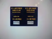 US Air Force Base Car Decals 1:24 Custom