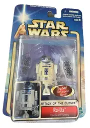 2002 Star Wars Attack Of The Clones R2-D2 Coruscant Sentry Action Figure NIB
