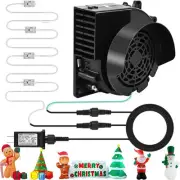 Air Blower Replacement 12V Inflatable Fan W/Colorful RGB Light String Blower Fan