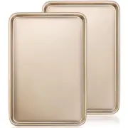 Baking Sheet Pan Set of 2, Wildone Commercial Cookie Sheets for Baking, Nonst...