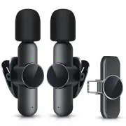 Mini USB-C Lavalier Microphone 2-Pack for iPhone Android YouTube TikTok