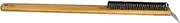 3 Pizza Oven Brush with Scraper - Pizza Oven Brushes Stone Cleaner with Scraper - Long Wood Handle, Pizza Oven Accessories, Reusable 2 in 1 Kitchen Tool for Outdoor Ovens, Pizza Stones, Jmedic