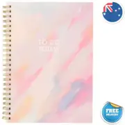 A5 Spiral Notebook Ruled Pages Spiral Bound Home Office - Painterly