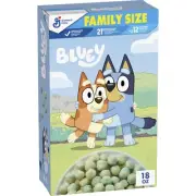 Bluey Cereal, Crispy Corn Cereal Puffs, Made with Whole Grain, Family Size, 1...
