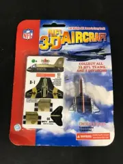 Fleer NFL 3-D Aircraft Models 6/pkg New In Packaging Unopened (Saints)