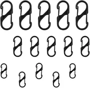 [Bluejunior] S-Shaped Zipper Connectors, Anti-Theft Lock Clips for Backpack, Luggage, Suitcase – Secure Zipper Locks, Durable Metal Pull Replacement