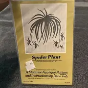 Yours Truly Machine Applique Pattern "Spider Plant" #3065 UNCUT 1978