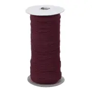 Elastic Bands 1/2 Inch x 20 Yards Stretch Flat Elastic Cord, Dark Brown