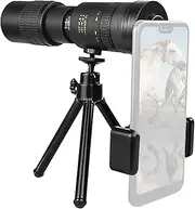 Monocular Telescope | 4K O-Optical Component Stargazing Telescope Night Vision - Monocular Bird Watching Telescope BAK4 Prism Lens Night Vision 10-300X40mm for Smart