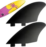 2PCS Surfboard Fin Set - PVC Paddleboard Surfing Fins Surfing Watershed Fin - Compact Paddleboard Replacement Fin Paddle Board Accessories Stand up Paddle Board Fin