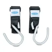 BUNDLE: Top Glides Aluminum J Hooks for Walkers - 2 Hooks - 2PCS