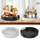 Turntable Organizer Carbon Steel Rotating Spice Rack Reusable Lazy Susan-.-