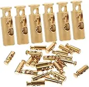 TEHAUX Cord Locks for Drawstrings 30pcs Spring Buckle Rope Buckles for DIY Lanyards Outdoor Activities