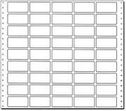 PA333 Label Stickers, 5 Rows