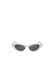 Dior Eyewear Butterfly Frame Sunglasses 50 White