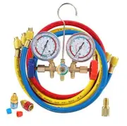 5FT AC Diagnostic Manifold Freon Gauge Set for R134A R12, R22, R502