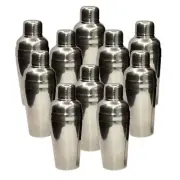 Home Brew Ohio Barware Stainless Steel Cocktail Shaker 300ml (SET OF 10)