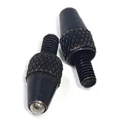(2 Pcs) Peacock Spherical Probe Bulat (XB-1) Black for Dial Indicator Gauge