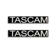 TASCAM BR-20 Tape Deck logo Badge Custom Aluminum 53.8mm(2.12")X8.8mm(0.34")