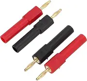 30Vac-60Vdc Rated Voltage Banana Plug Adapter, Strong Connectivity for Industrial Equipment, Computers, Game Consoles with Brass Material