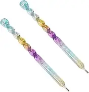 Beatifufu 2pcs Single Headed Dotting Pen Dotting Tools Rhinestones Picker Diamond Picture Dotting Pen