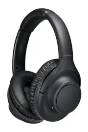 Audio-Technica ATH-S300BT(E) Wireless Headphones, Noise Cancelling Black NEW