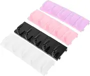 OATIPHO 4Pcs Nail Art Practice Stand Ergonomic Design for Easy Operation Durable Plastic Nail DIY Rack and Practicing Techniques Random Color