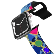 Apple Watch Series 4-6, SE (44mm) Impact Band bluefaces Watch