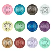 8-Tone Steel Tongue Drum C Key Percussion Instrument Handpan Drum for Beginner