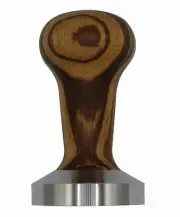 Espresso Tamper Zebrano Wood 51 mm For DeLonghi , Barista Tamper