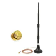 2.4GHz WIFI Antenna 9dBi Omni with extended cable RP-SMA Male Plug pigtail 3m