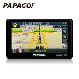 【PAPAGO!】WayGo 660 5吋智慧型區間測速導航機(S1圖像化導航介面/測速語音提醒)~急