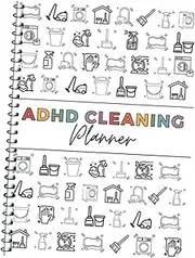 KiBcsLic Cleaning Schedule Elegant Household DIY Gift Daily Weekly Monthly Organizer