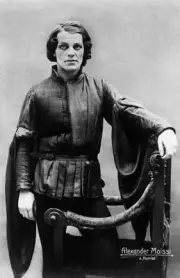 Moissi Alexander Actor Albania Austria as 'Hamlet' in the play of - Old Photo