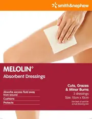 Melolin Non Stick Dressing 10 X 10cm X 3