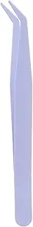 Eyelash Tweezers Extension Tweezers - Curved Isolation Tweezers | Eyelash Fiber Extensions Tip Lash Tweezers, Curved Volume Lash Tweezers, Portable Lash Cluster Tweezers for False Eyelash Extensions