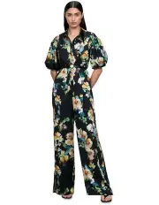 [Veronika Maine] Impressionist Blooms Relax Pant in Multi