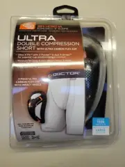 Shock Doctor Ultra Double Compression Short w Ultra Carbon Flex Cup Teen Large
