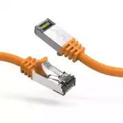 7Ft CAT8 S/FTP Ethernet Network Cable Orange 26AWG