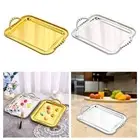 Serving Tray with Handles Non Slip Jewelry Tray for Home Living Room Cafes