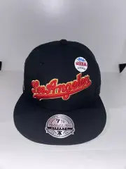 Los Angeles Dodgers Mitchell & Ness X Topps Hat NWT 7 1/2 MLB 2001 Logo Black