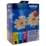 Brother LC39CL3PK 3 Colours Value Pack Ink Cartridge LC39CL-3PK