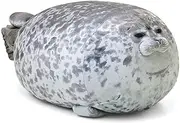 ETAOLINE Chubby Blob Seal Pillow Cute Seal Plush Toy Cotton Stuffed Animals (Large)