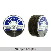 Brown One-G Toho Beading Thread 50/125/250yd