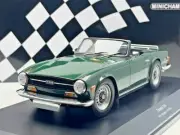 1969 Triumph TR6 - Dark Green - Diecast Model Car 1/18 Scale Minichamps