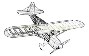 Rearwin Speedster 48" Wingspan R/C Airplane Kit Laser Cut Balsa & Ply Short Kit